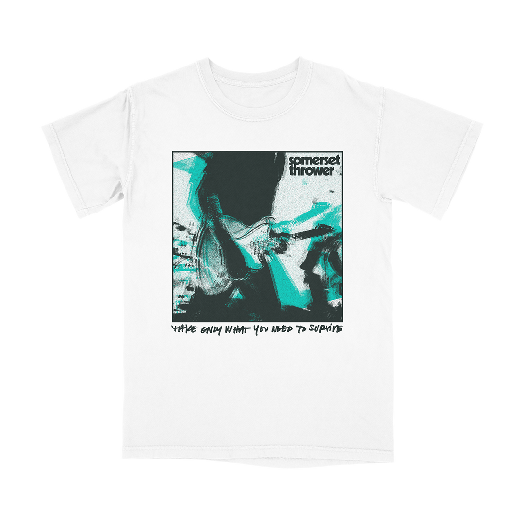 Somerset Thrower Take Only What You Need To Survive White Album T-Shirt