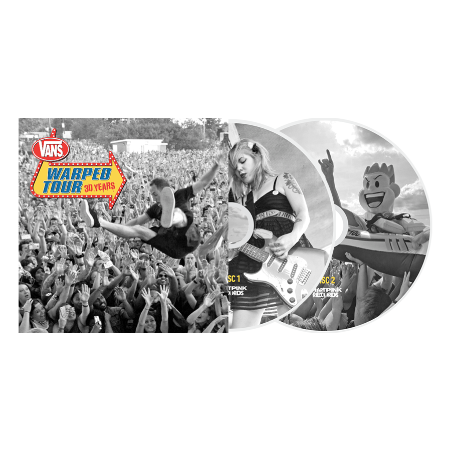 Smartpunk Records Vans Warped Tour 2025 CD Compilation 2CD