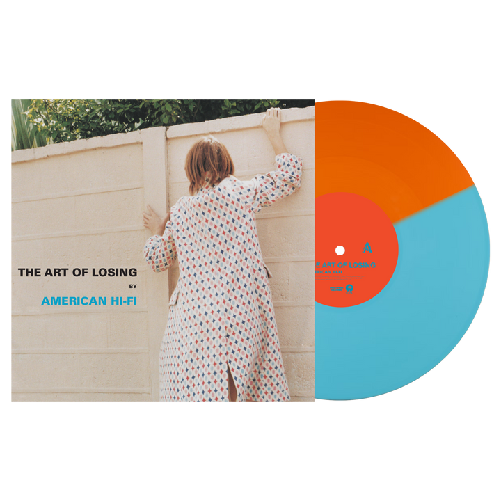 American Hi Fi The Art Of Losing Half Orange Half Blue Vinyl