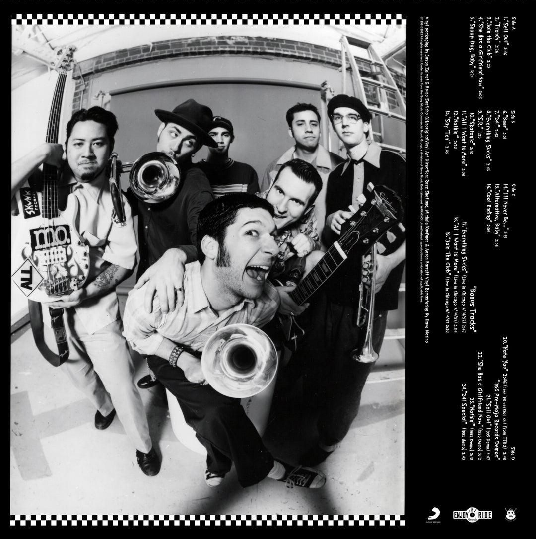 Reel Big Fish Turn The Radio Off 30th Anniversary Deluxe Edition Gatefold Back cover