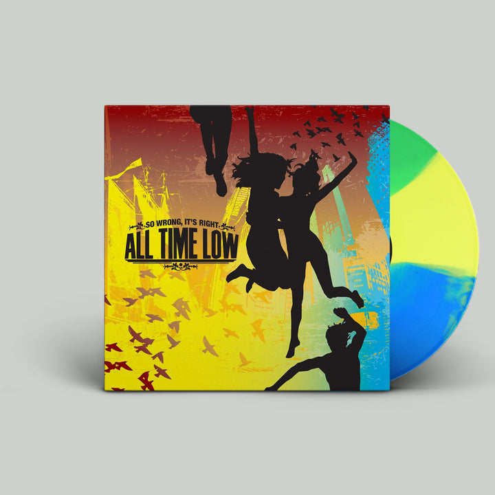 All Time Low - So Wrong It's Right  Blue/Green/Yellow Tri-Color vinyl
