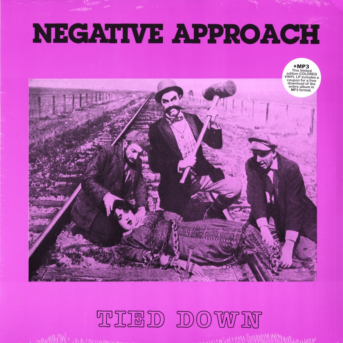 Negative Approach Sticker Negative Approach - Tied Down – SMARTPUNK