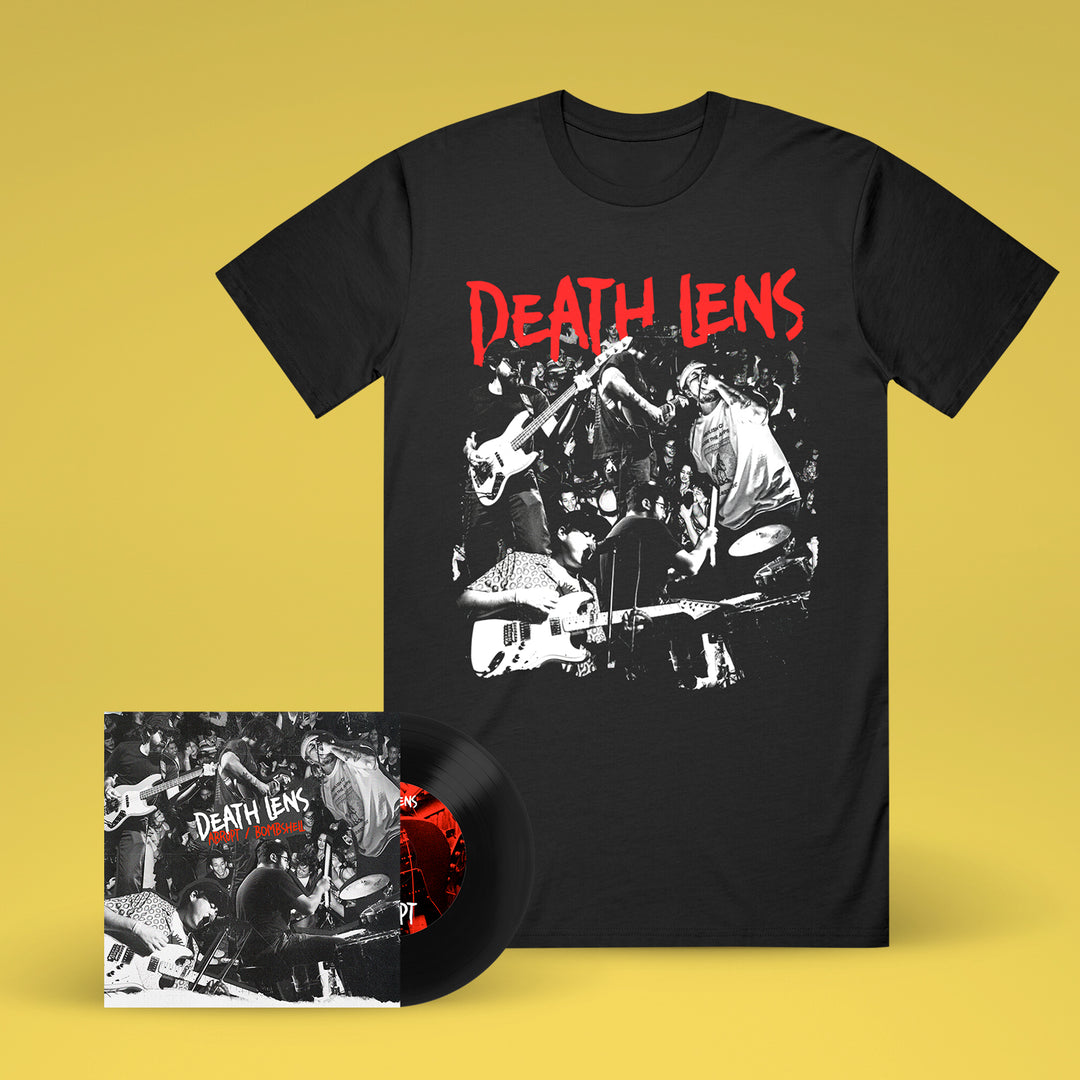 Death Lens - Abrupt/Bombshell 7" + Shirt
